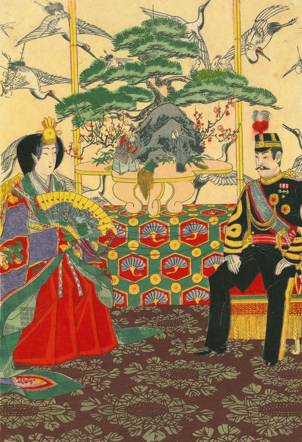 貴顕結婚式之図