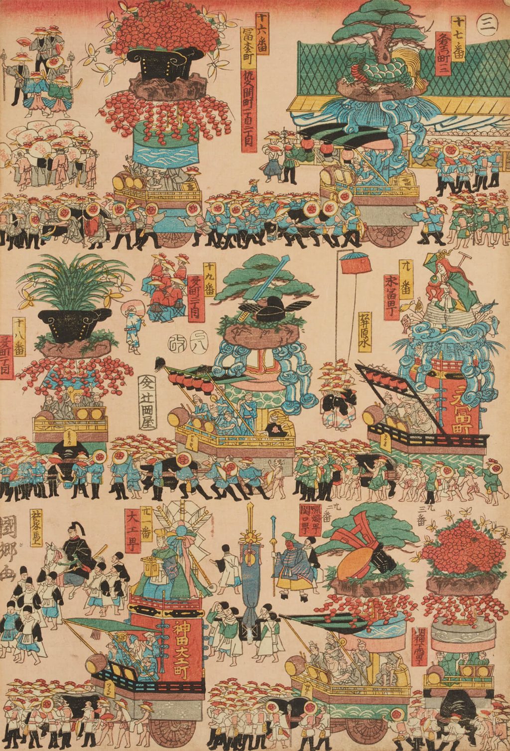 神田大明神御祭礼圖