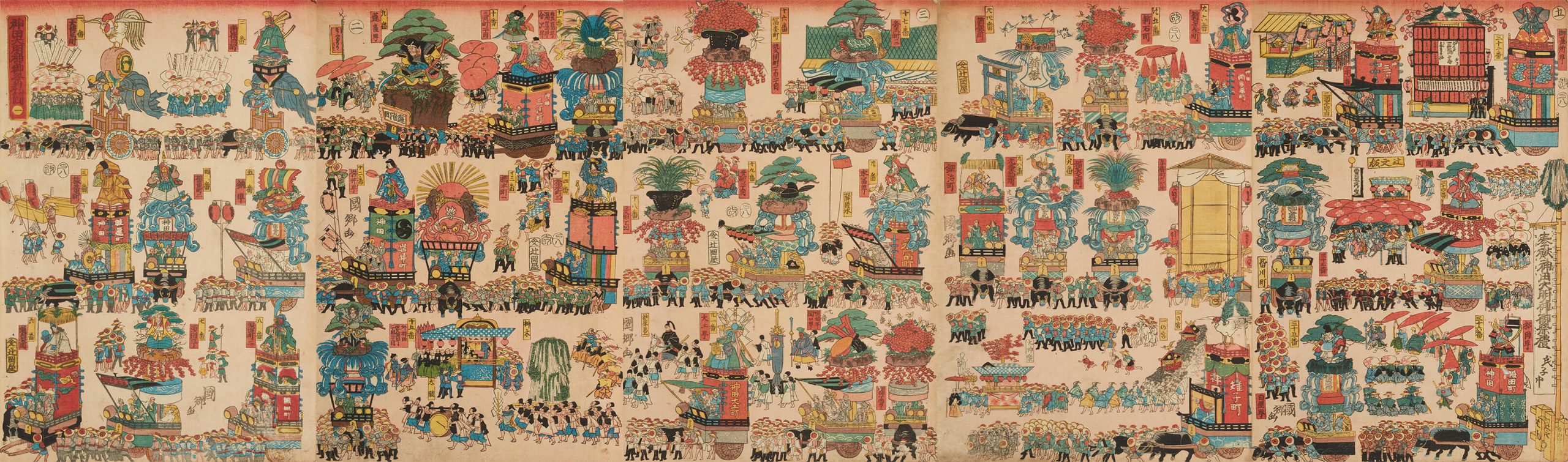 神田大明神御祭礼圖