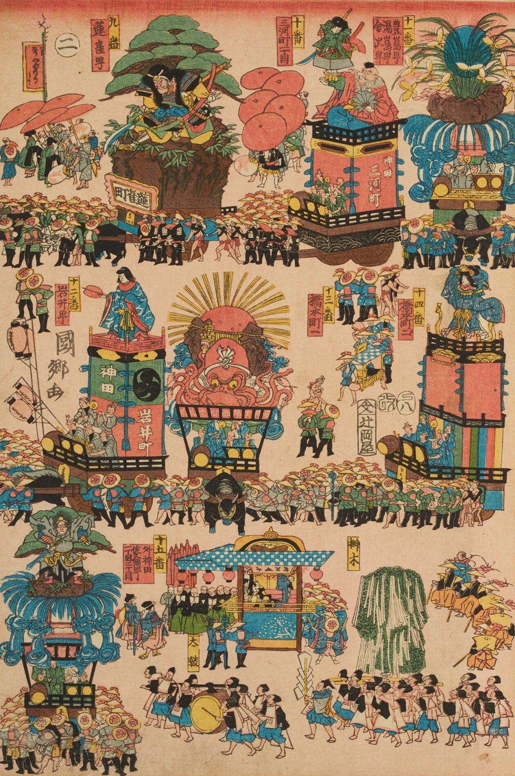 神田大明神御祭礼圖