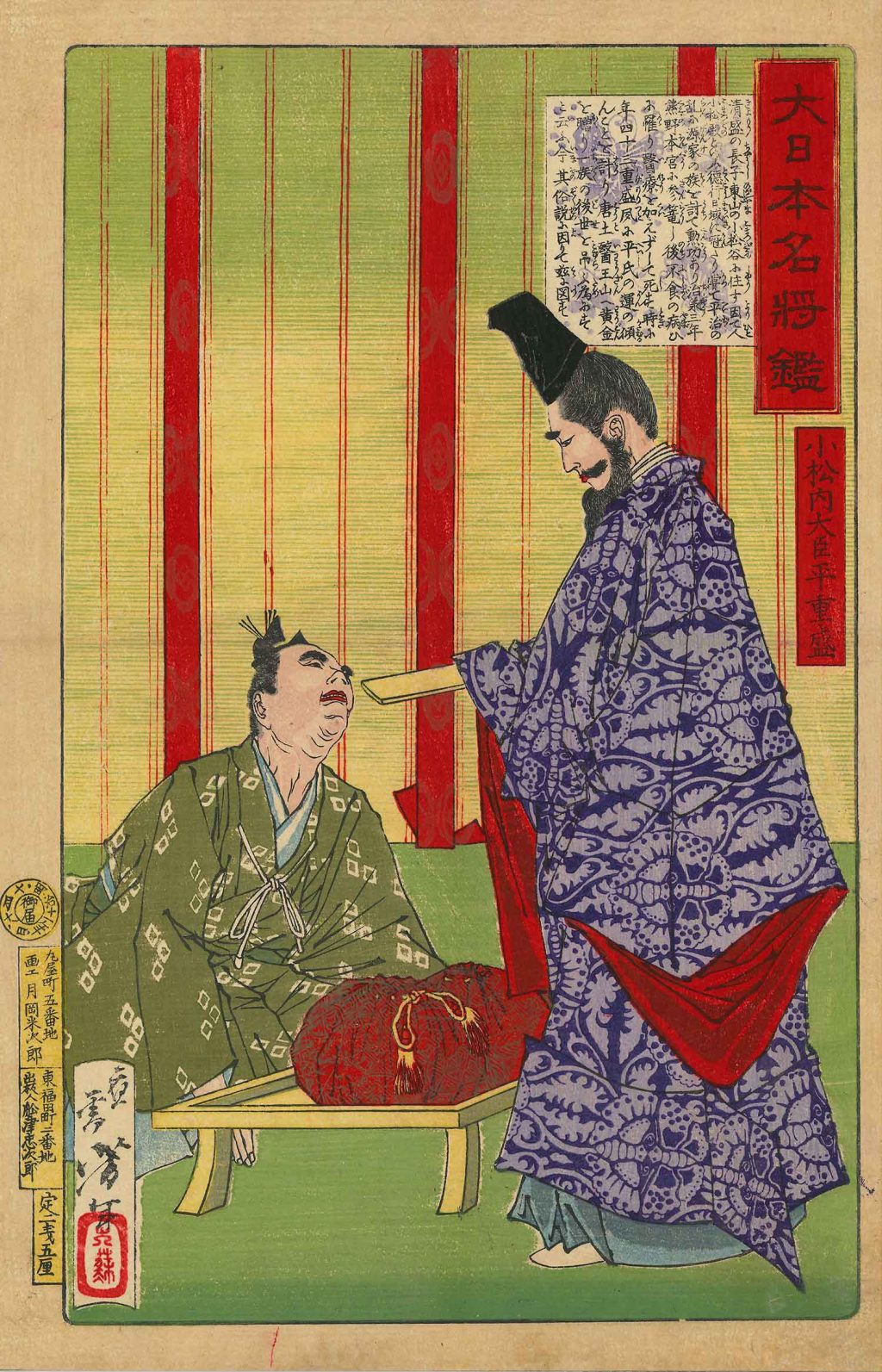 大日本名将鑑 小松内大臣平重盛