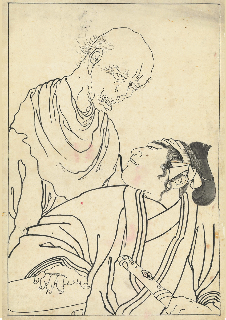 月岡芳年 下絵「魁題百撰相 金吾中納言秀秋」